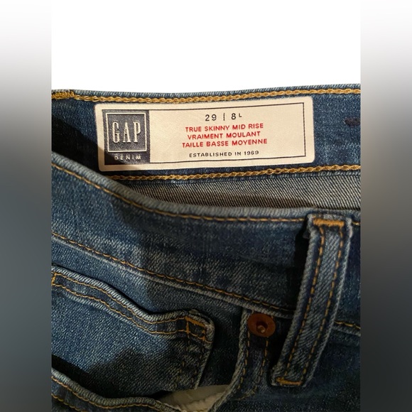 Gap skinny jeans 29, 8, L - Picture 3 of 6